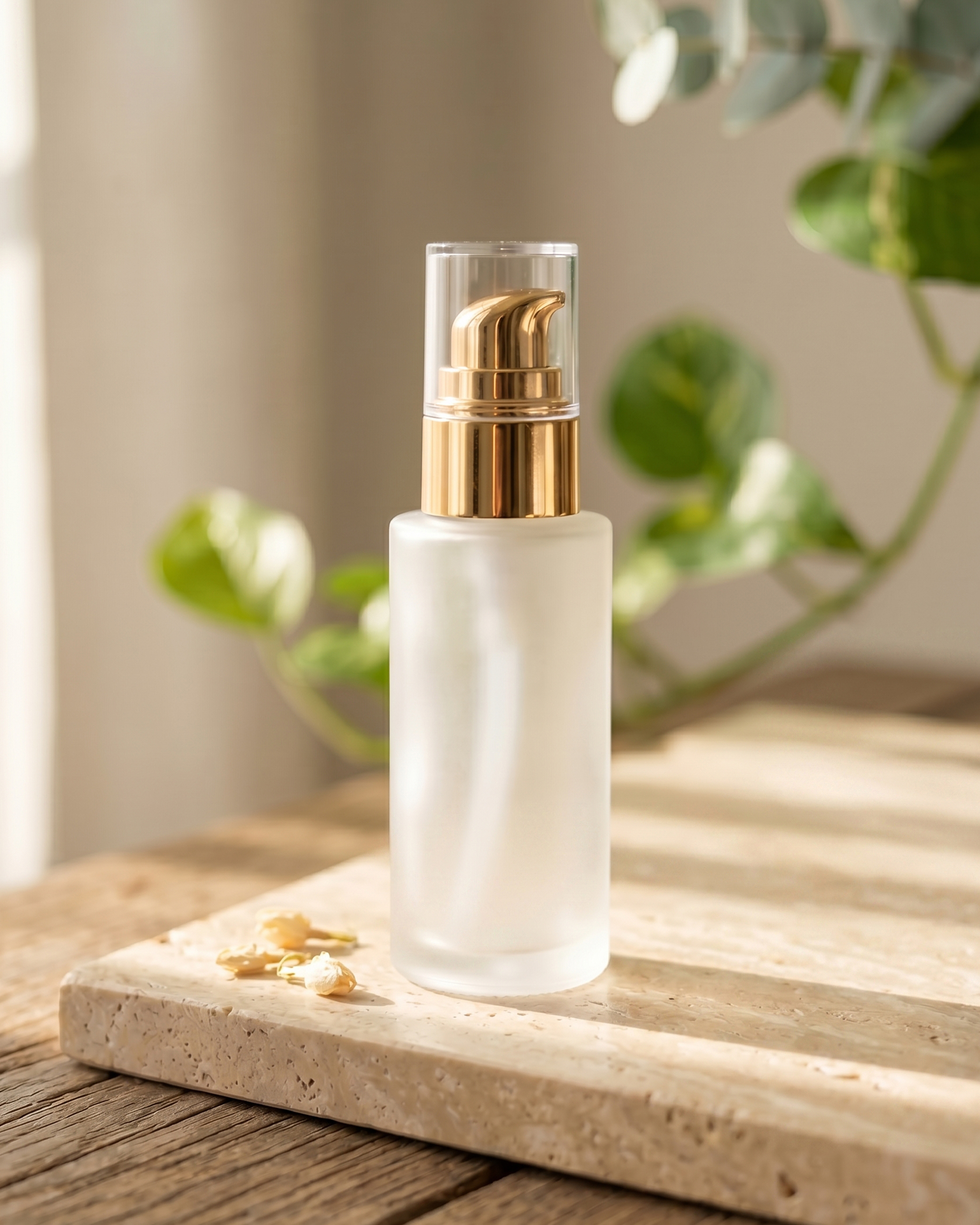 Pump bottle — Laminaa skincare packaging