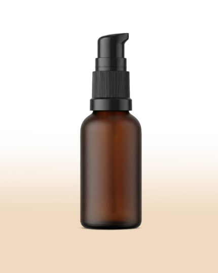 lamina 30ml Amber Glass Pump Bottle