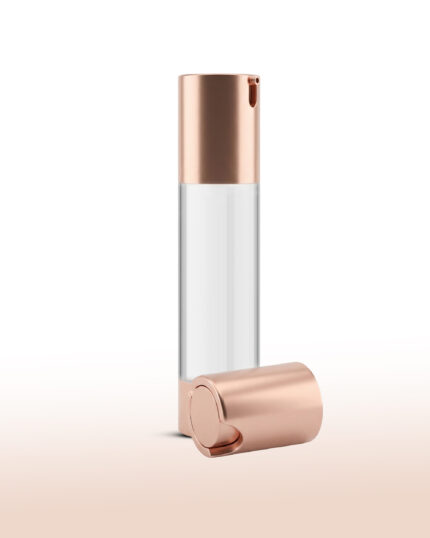 lamina Airless Pump Bottle with Metallic copper Finish 50ml