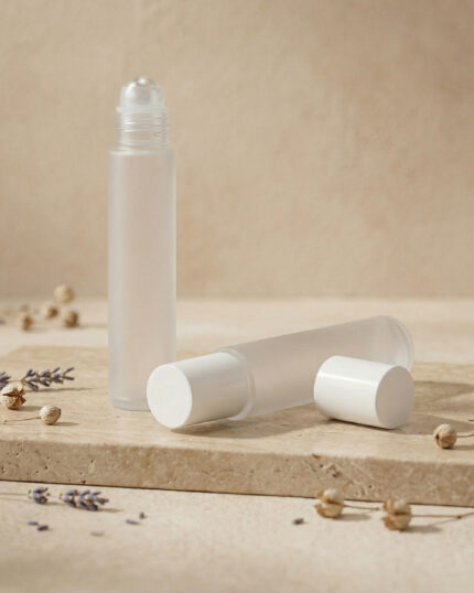 frosted plastic roll-on bottle 25ml